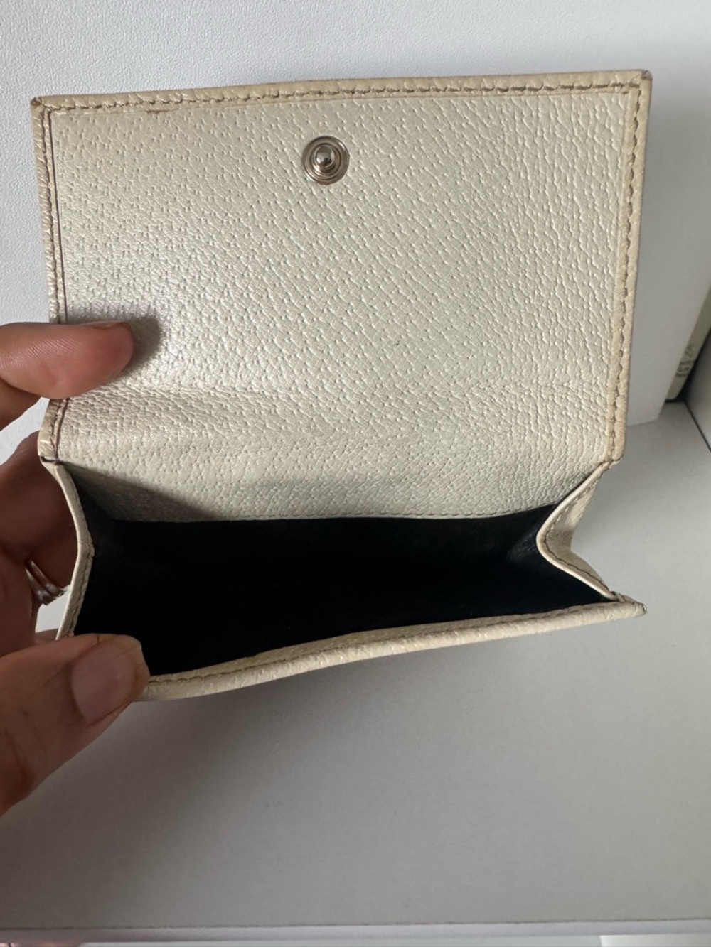 Gucci Compact Princy Wallet with Sherry Line Ribbon Bow GG monogram canvas - Picture 10 of 12